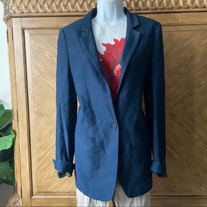 Amator Navy Blue boyfriend style long blazer
Condition